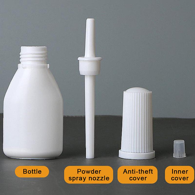 Dry Powder Spray Bottle Refillable Atomizer Baby Powder Dispenser Detachable Traveling Use Plastic Makeup Cosmetics Sprayer