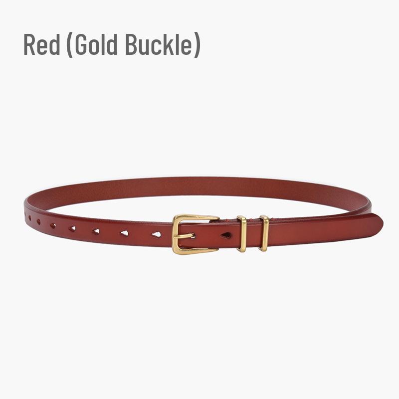 Women's Versatile Retro Cowhide Leather Belt