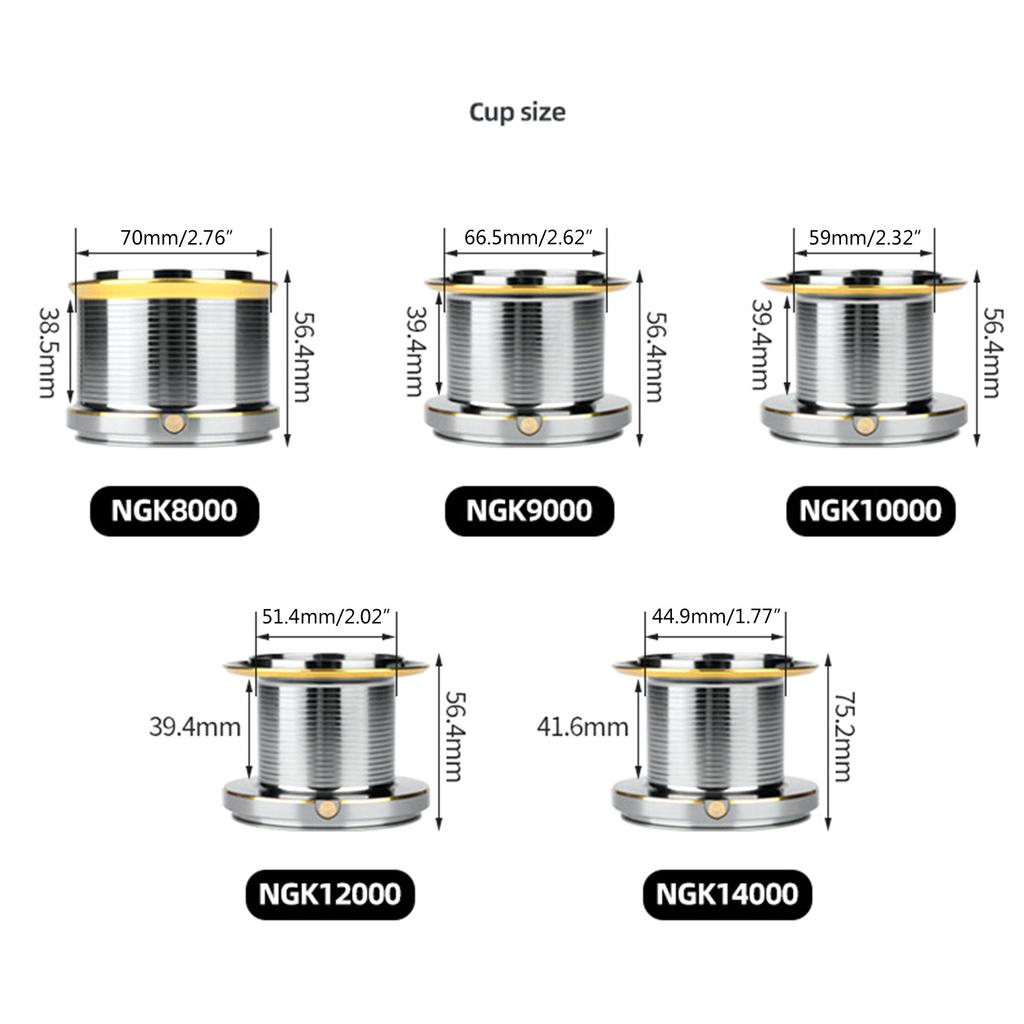 Reel Freshwater 8000-14000 Series Ultralight Carp Fishing Reel Sea Fishing Wheel Metal Reel High Speed