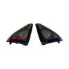 Car Stereo Triangle Speaker Enclosure Cover Panel Trim Frame Mount Suitable for Front Left And Right Door Tweeters 2pcs