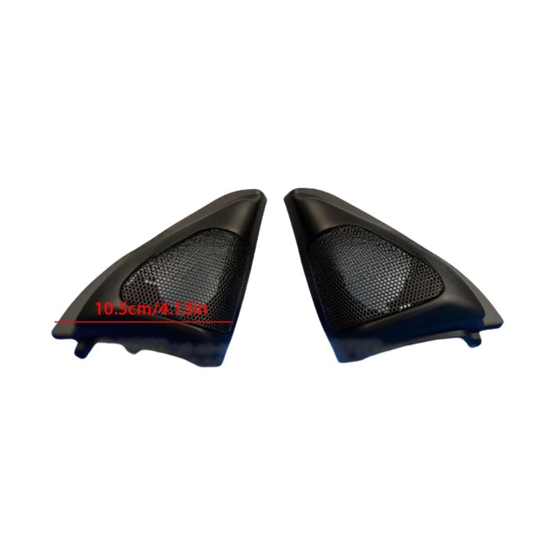 Car Stereo Triangle Speaker Enclosure Cover Panel Trim Frame Mount Suitable for Front Left And Right Door Tweeters 2pcs