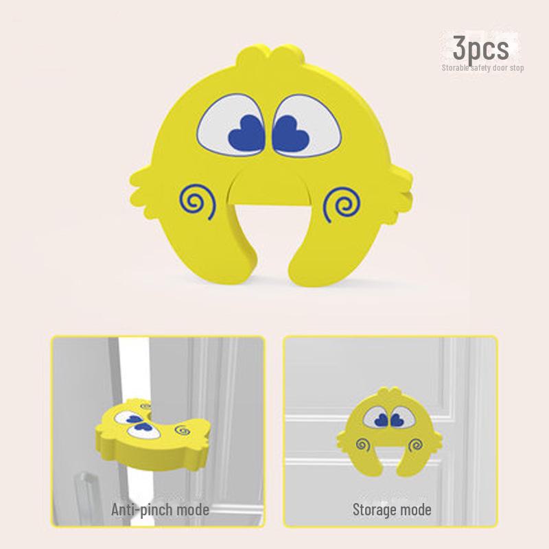 Zacisk zabezpieczający drzwi dla dziecka: Stoper do drzwi i blokada szczeliny zapobiegająca przytrzaśnięciu
