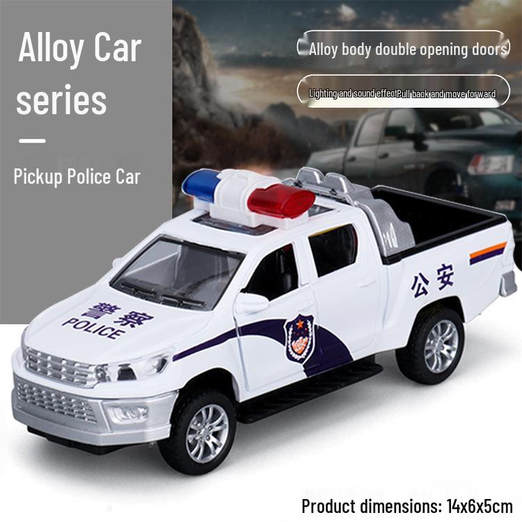 Boy's Alloy Pull-Back Toy Car Set: Police, Taxi, and Fire Truck Models