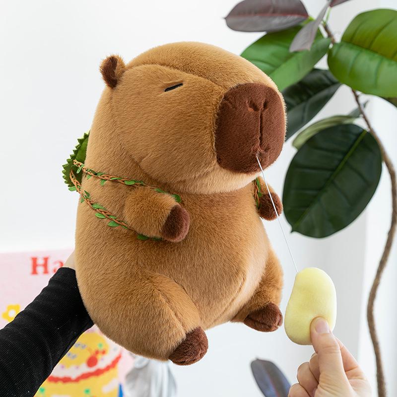 Creative Durian Capybara Plush Toy Doll for Festivals