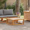 2 Piece Garden Sofa Set with Cushions Solid Acacia Wood