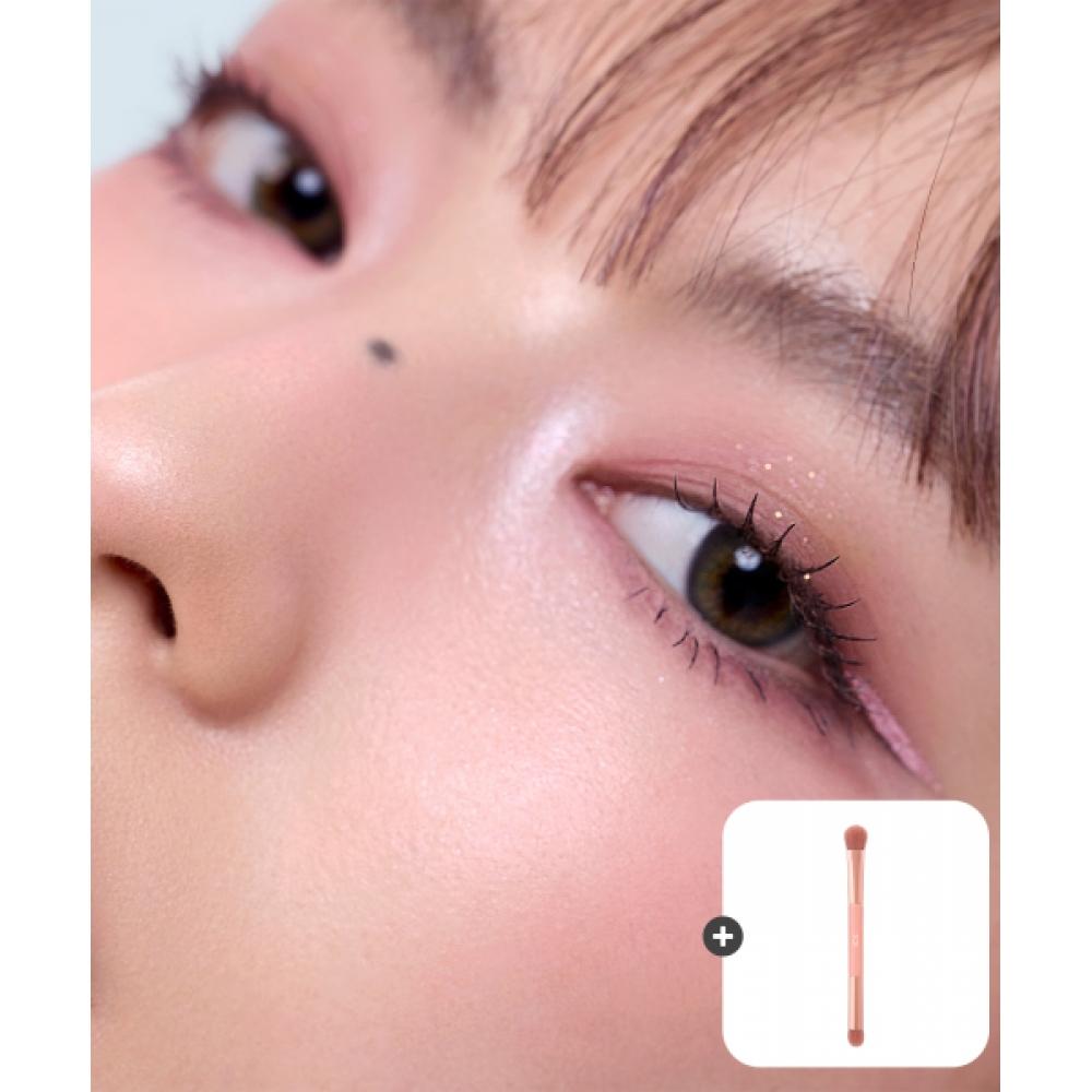 3ce Color Grid Eyeshadow  1 X Free Dual Eye Brush 