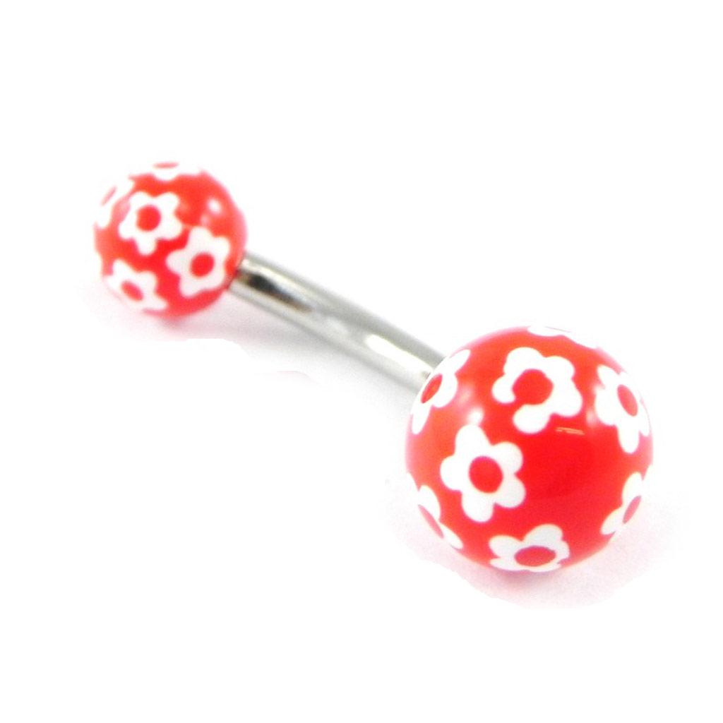 Les Trésors De Lily [G7538] - Body Piercing 'Vahiné' Red