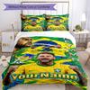 Star Player 6 Customize your name Bedding Set Breathable Duvet Cover with Pillowcases Home Decoration Birthday Gift