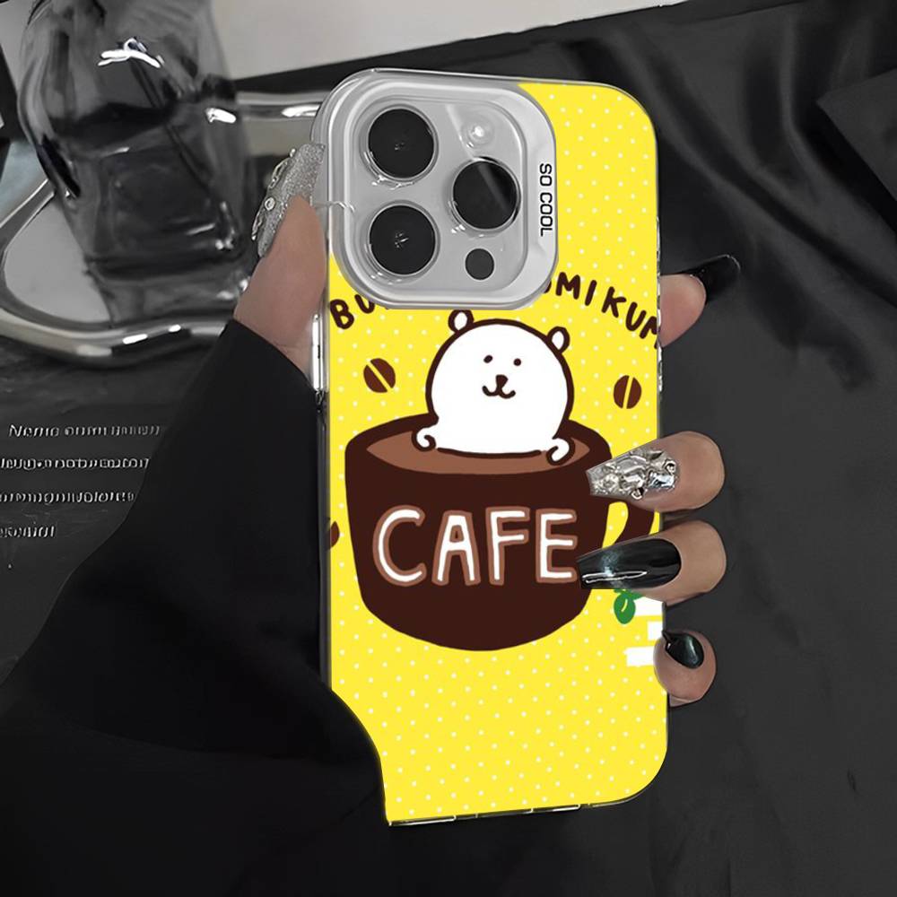 

Cute Joke Bear Phone Case For IPhone 17 16 15 14 13 Pro 12 11 Pro Max PLUS Color Back Cover iPhone 16