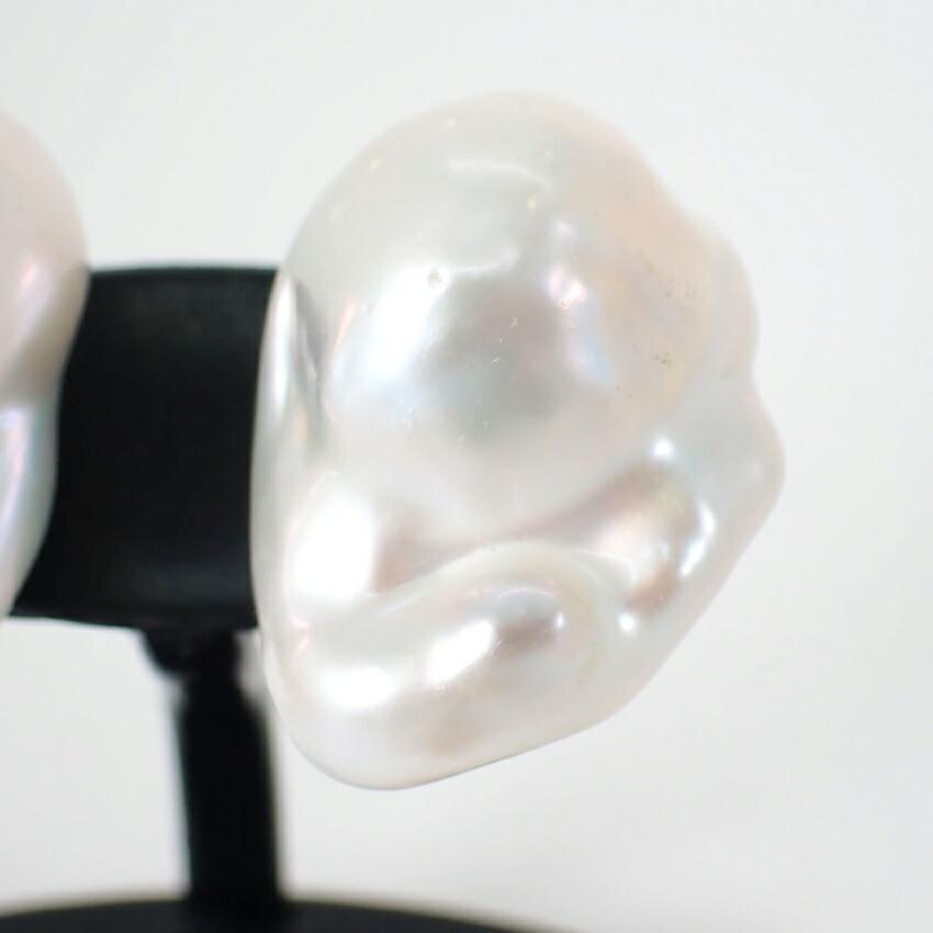 [New] Pt900 Freshwater Pearl Stud Earrings/j33-11