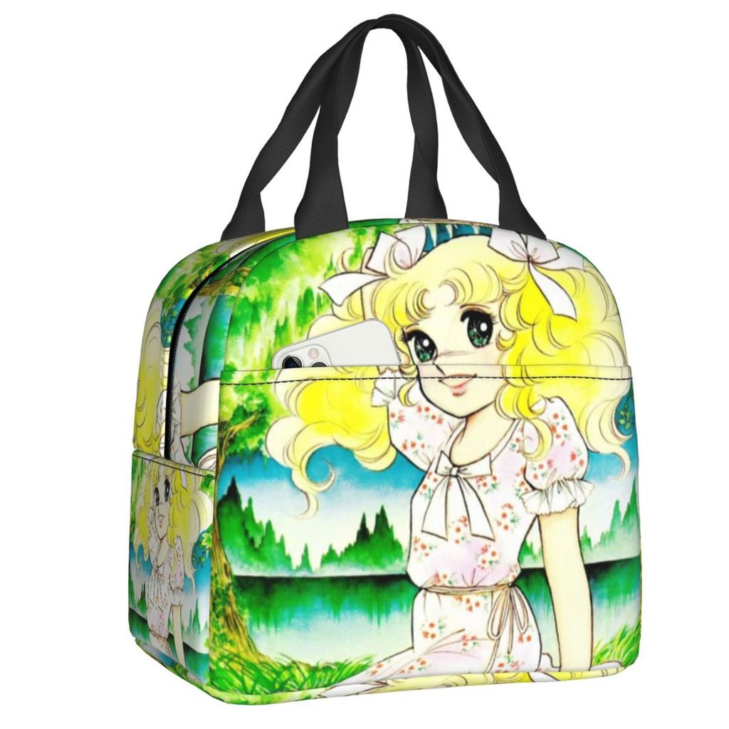 Custom Candy Candy Lunch Bag Men Women Cooler Thermal Insulated Lunch Box for Adult Office