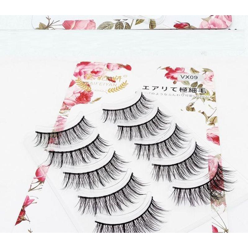 Lashie - Natürliche / Dichte Mehrfachpackung künstliche Wimpern