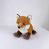 Realistisches Design Liegendes Plüschtier Flauschige Textur Kawaii Plüschtier Niedliches Rotes Plüschtier Kinderspielzeug Geschenke