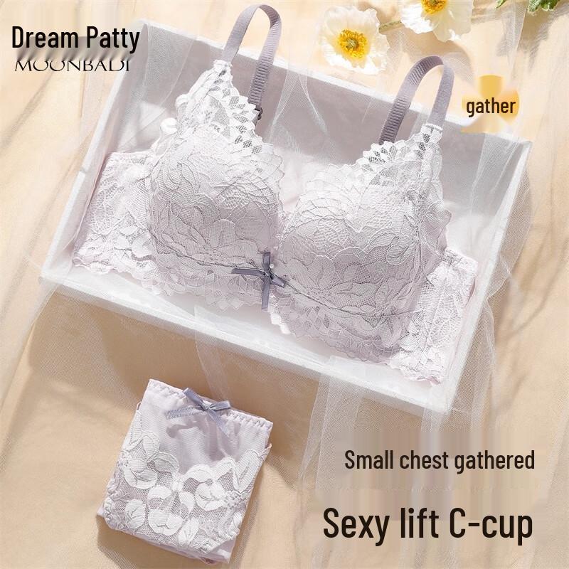 Women s Wireless Lace Push-Up Bra & Panty Set 75