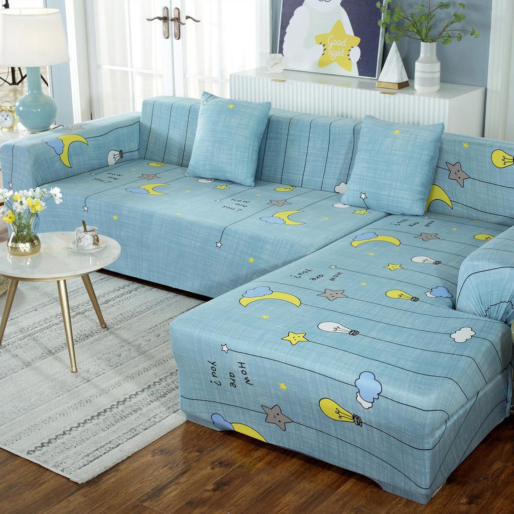 Geometry Printing Sofa Seat Cushion Cover Funiture Protector L Shape Corner Armchair Elastic Sofa Cover for Living Room Home