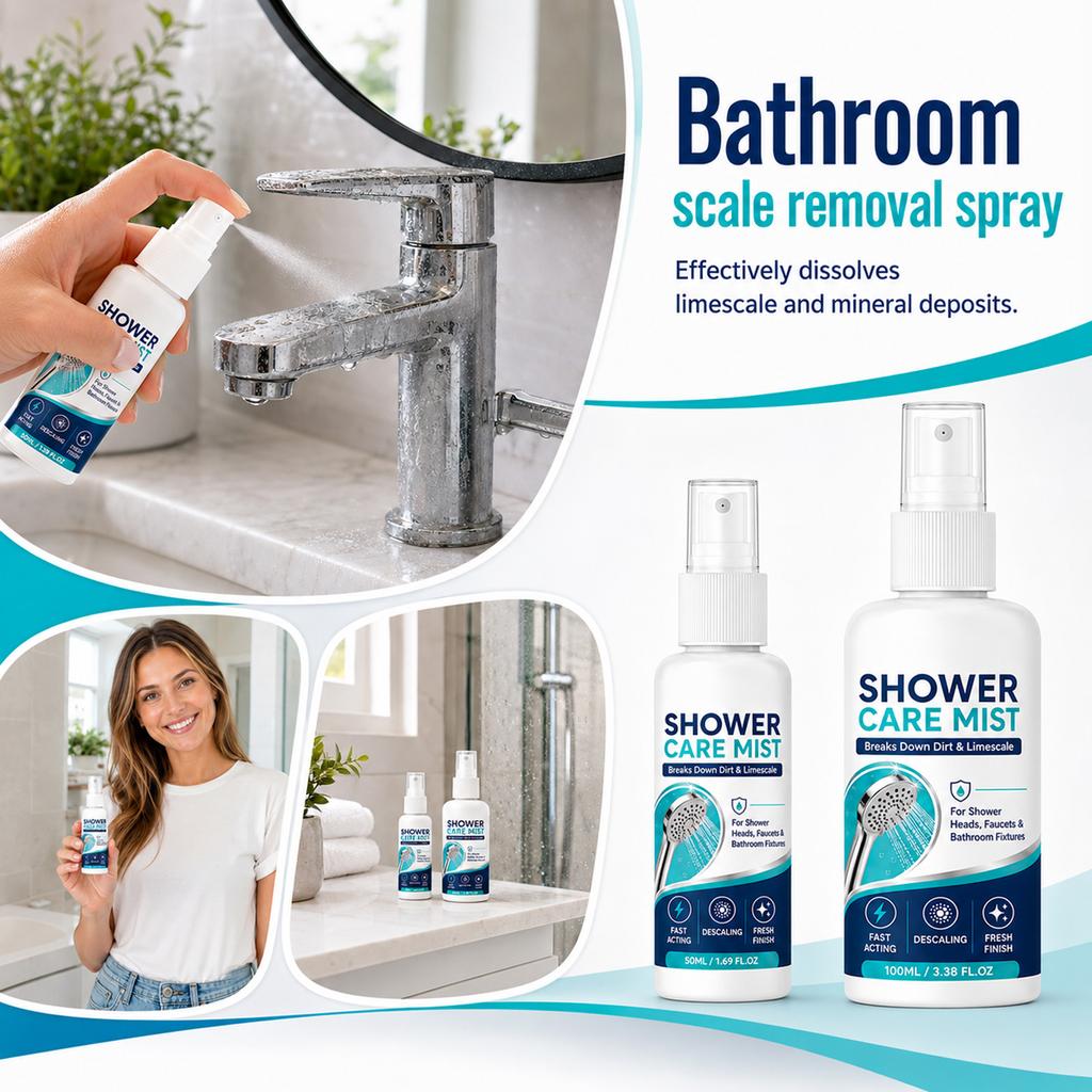Bathroom Limescale Remover Spray for Tubs, Sinks and Shower Doors