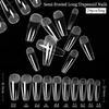 1Bag Gel Nails Extension System False Nail Full Cover Sculpted Clear Matte Fake Nail Tips Quick Building Nail Manicures Tool