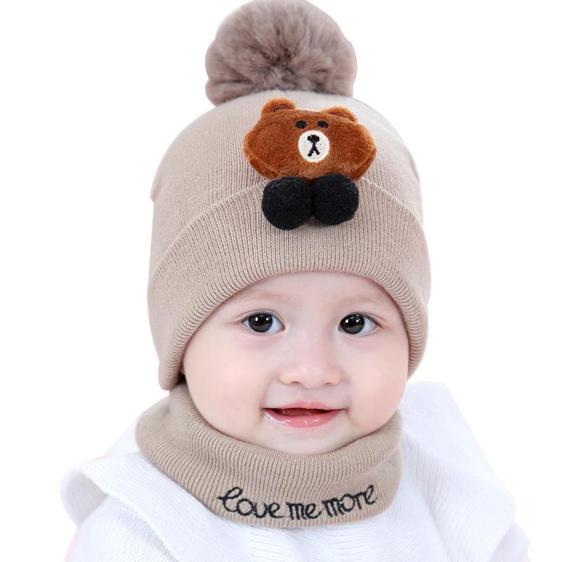Baby Hat 3-6-12 Month Female Autumn Winter Baby Hat 0-1-2 Year Old Child Wool Male Hat Child Adult