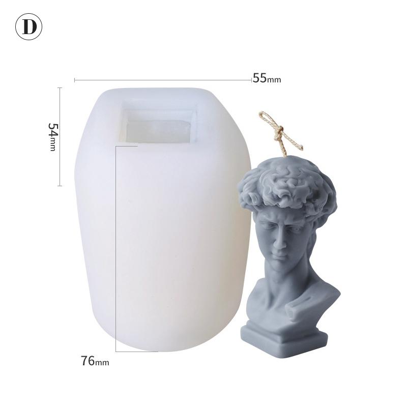 Roman Column Candle Silicone Mold Handmade Diy Baking Molds Plaster Soap Mould