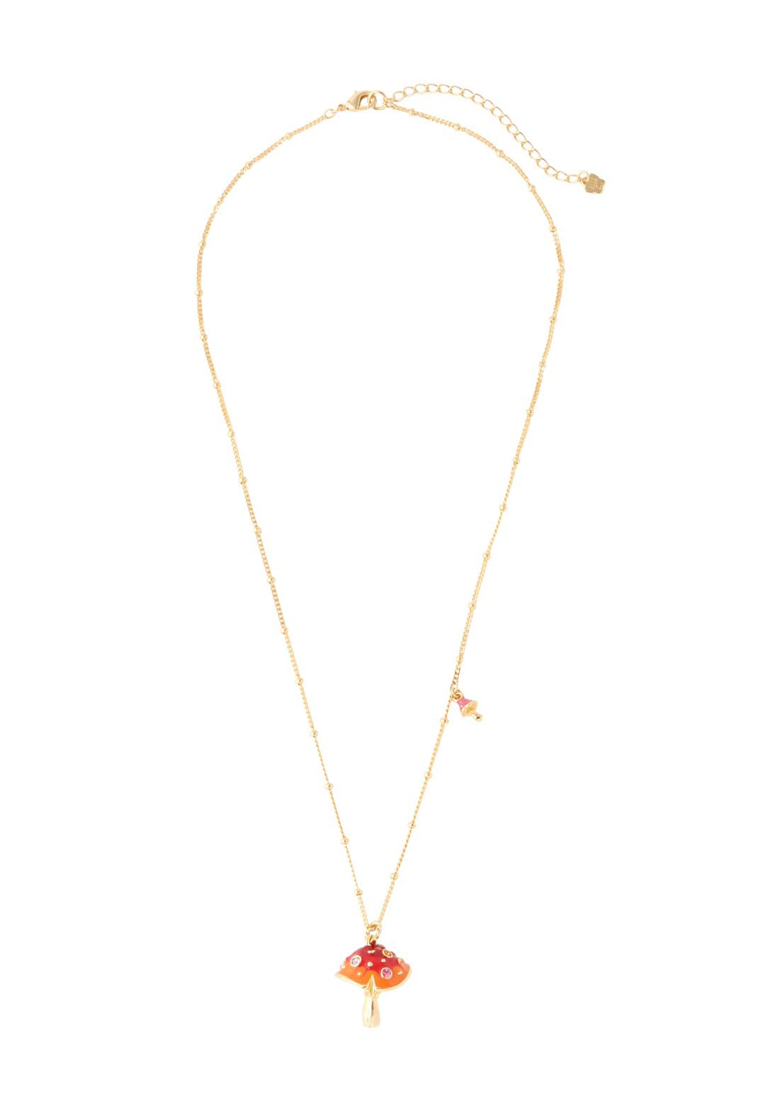 

Anna Sui Mushroom Motif Necklace SAMN198855XR