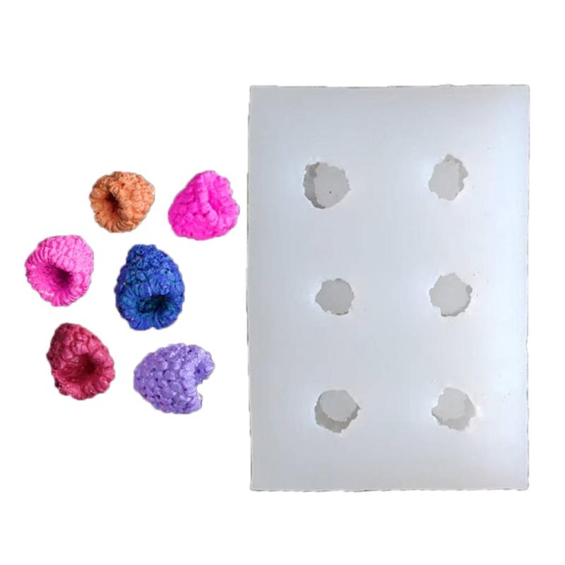 5/6 Cavities Fruit Silicone Molds Heat Resistant Silicone Candle Mould for Resin Casting Making Candle Soap Chocolate
