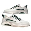 Herrenschuhe Frühling Kleine Weiße Gezeitenschuhe Sportliche Freizeitschuhe Herren Trend Vielseitige Schuhe Herren Lederschuhe