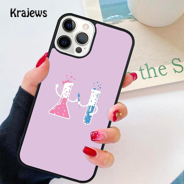 Biology and Chemistry Soft Phone Case For iPhone 17 Air 16 15 14 Max Plus 11 12 13 Pro Max Phone Cover Coque Fundas