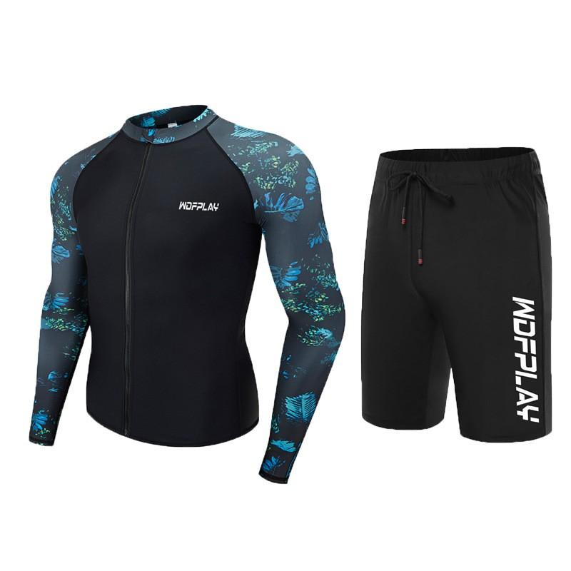 Mens UV Protection Rash Guard Set