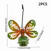 Auto On/Off Solar Butterfly Lantern 7-8H Lighting 8H Lighting Hanging Lantern Butterfly Design Waterproof Metal Lamp Patio