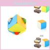 Creative Leaf Design Puzzle Cube Set Of 6 High Quality Educational Toys For Children Smooth And Easy Spin