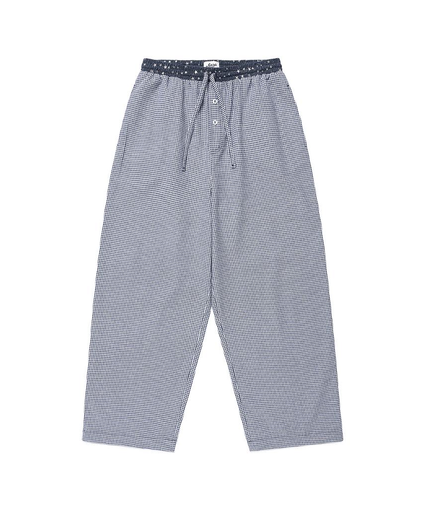 CAVISH Milky Way Check Lounge Pants Navy(Cv2Gmfpa00A)