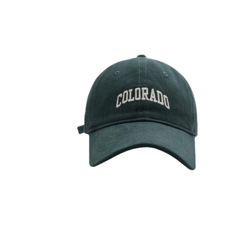 Hat Women'S Spring And Summer Versatile Embroidered Alphabet Baseball Cap Wide Soft Top Cap Big Brim