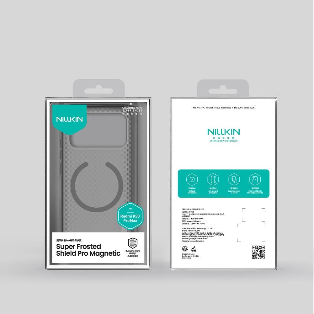 For Redmi K90 Pro Max Phone Case Nillkin Super Frosted Shield Pro Magnetic Hard PC+TPU Shell Shockproof Back Cover