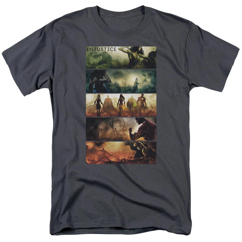 Injustice Gods Among  Panels  T-Shirt - Regular or Tank - to 5X 4XL