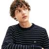 Lacoste Men's Textured Stripe Cotton Sweatshirt