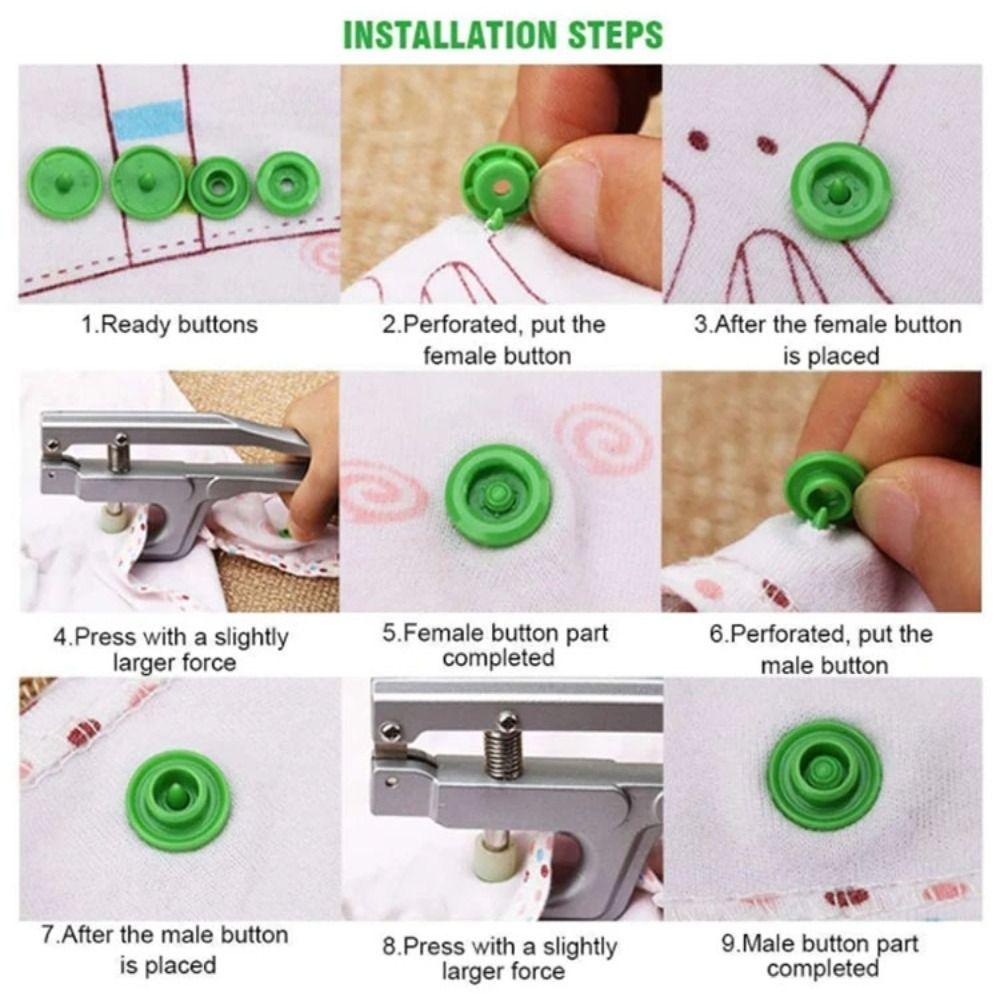 U Shape Manual Pressing Machine Portable Fastener Snap Pliers New Resin Snap Poppers