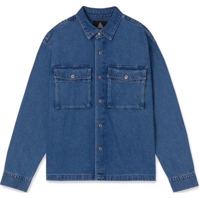 Levis Fashionable Versatile Simple Lapel Jacket Men Jackets Dark-Blue A91680000