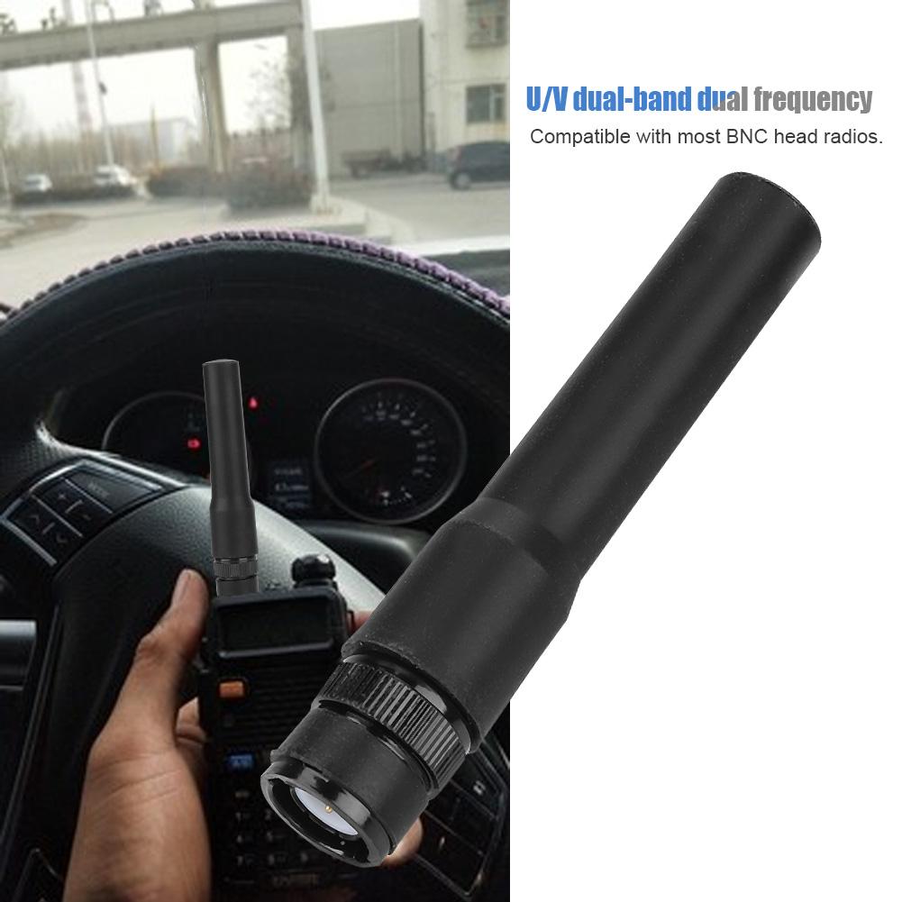 SF20 Dual Band VHF UHF Alto Ganho BNC 144MHz 430MHz Antena Suave para Kenwood TK300 TK320