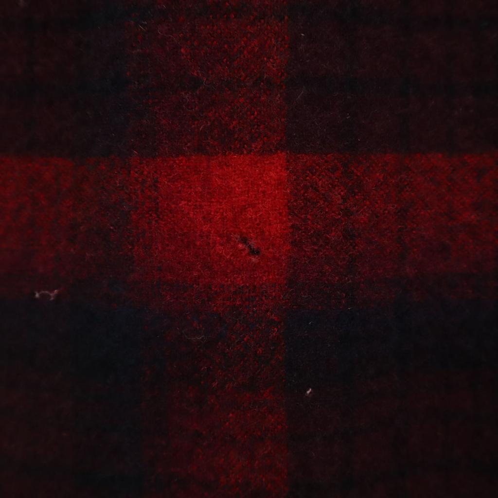 PENDLETON 70s Made In USA Wool Vintage Check Pattern Long Sleeve Shirt 16 Men's Used