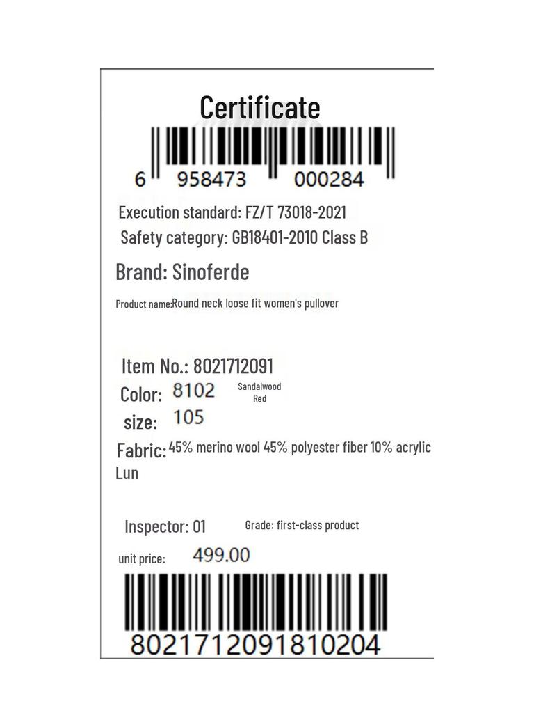 Sinuofude Damen Frühling Rundhals Strickoberteil