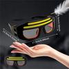 1 Pack COB Rechargeable Headlight Glasses with 3 Modes USB C Hands Free Light Up headlamp for Camping Fishing Cycling Hiking