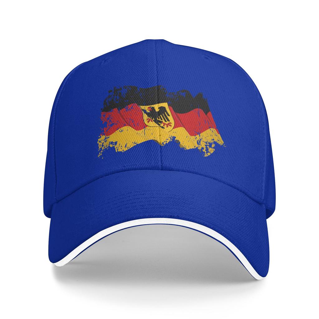 Deutschland Flag of German Casual Baseball Cap Summer Adjustable Kpop Rock Hip Hop Hats Men Adult Fitted Retro Baseball Caps