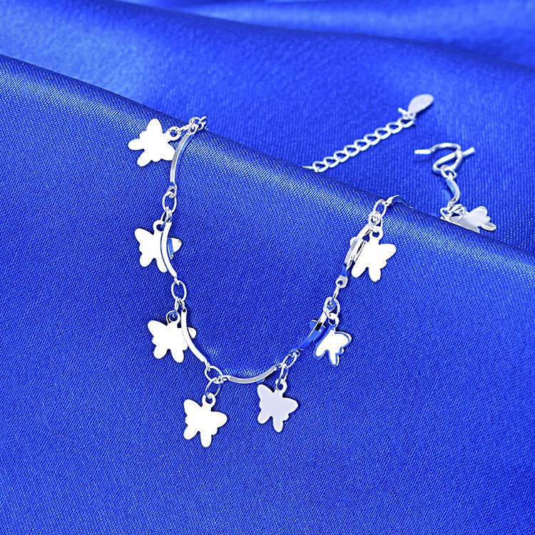 Summer Fashionable and Versatile Do Not Lose Colour Light Luxury Senior Sense of Jewelry Temperament Butterfly Bracelet