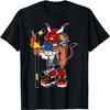 Creatureopolis Chicago Beast Black Cotton T-Shirt - Classic Fit, Round Neck, Short Sleeve, Adult Size