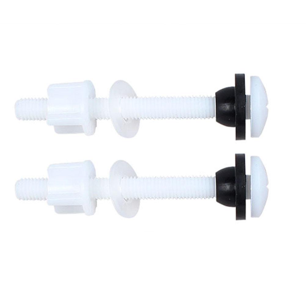 Rubber Pad Set Water Tank Screws Toilet Plastic And Rubber Thread Diameter X 0.35\\\" Toilet Fixing Screw 8 X 2.4cm