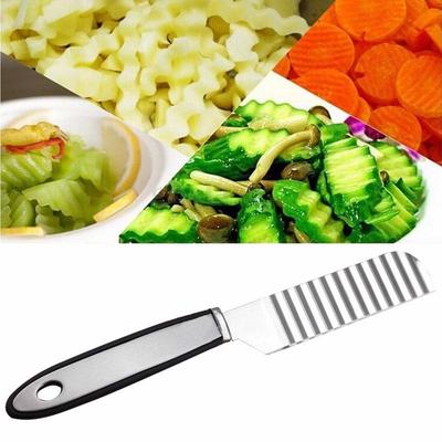 Stainless Steel Potato Chip Vegetable Cutter Blade Slicer Wave Kitchen Tool Buy At A Low Prices On Joom E Commerce Platform