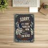 Customizable Spiral Notebook Thoughtful End Life Planning Laminated Cover Gift End-of-Life Care Family Guidance A5 Size CMYK