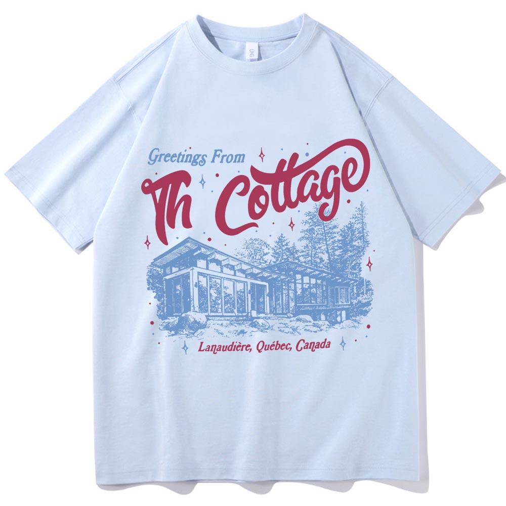 Damen Vintage Beheiztes Rivalität Ich Komme Zum Ferienhaus Sommer Mode T-Shirt Tee Unisex Streetwear Lässige Sommer Oberteile