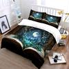 Fantasy Book Decor Set Multiple Sizes Kid's and Adults' Bedroom Exquisite 3PC Bedding Set Gift