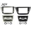 Double Din Fascia 9 Inch Car Radio Dash Kit for Lancer IX 2006, Navigation ABS Plastic Faceplate Installation Panel, Center Console Replacement Frame